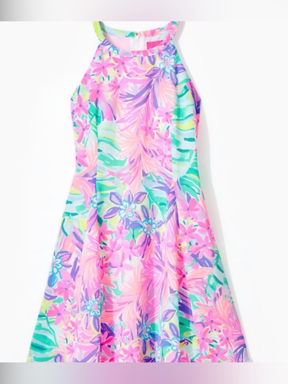 Lilly Pulitzer Girls Fernanda Sleeveless Dress Size 7 It Was All A Dream